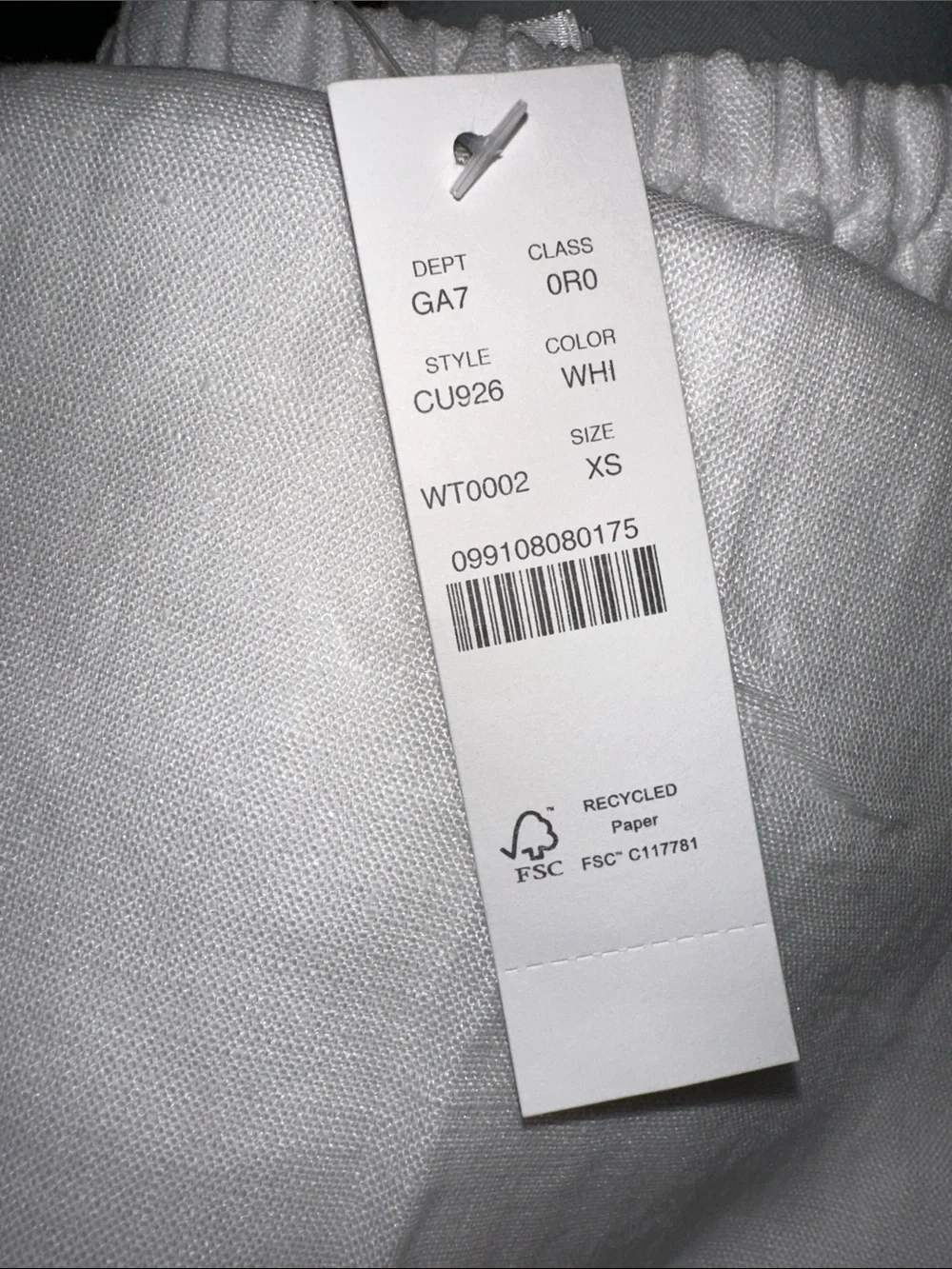 J. Crew Cosmo Pants in Linen - White
